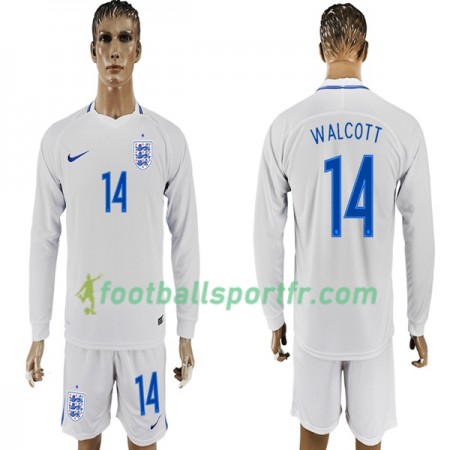 Tenue Angleterre Valcott 14 Domicile Coupe du monde 2018 Maillot de Foot ML